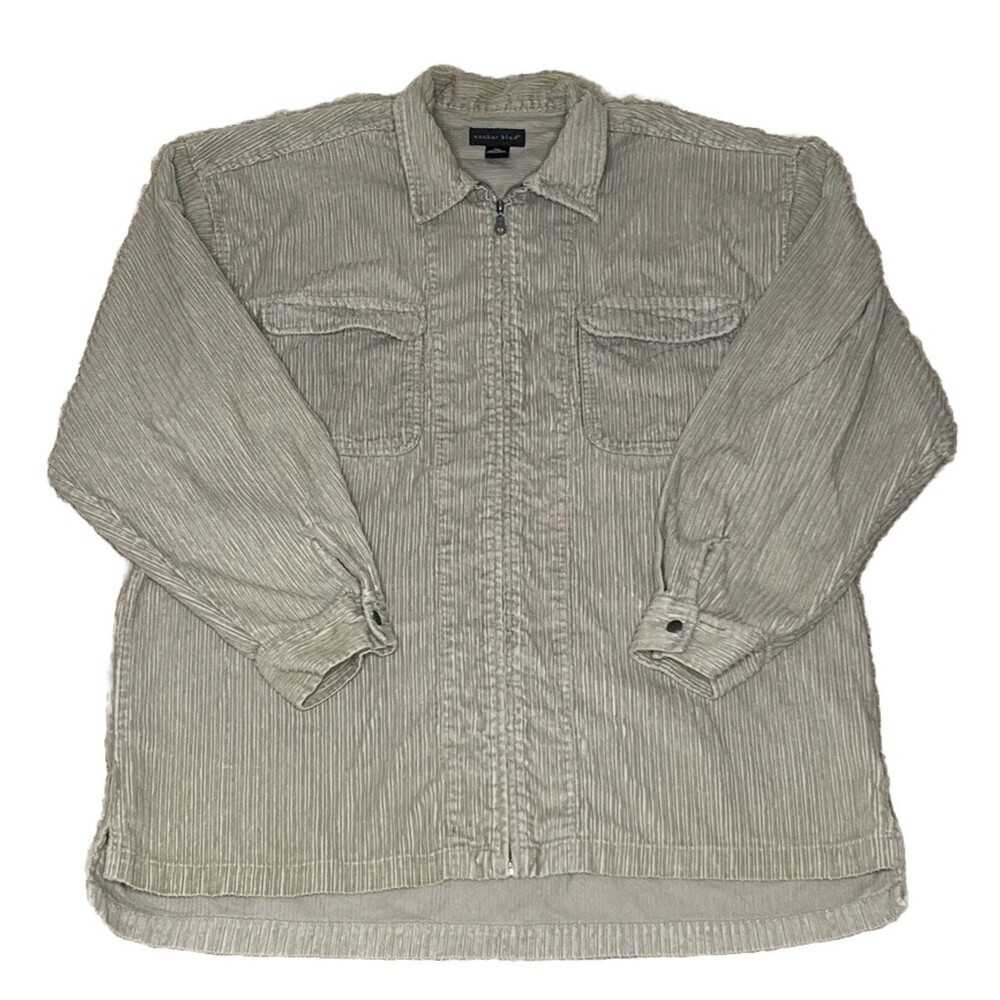 Anchor Blue Gray Corduroy Jacket